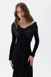 Off the Shoulder Maxi Dress